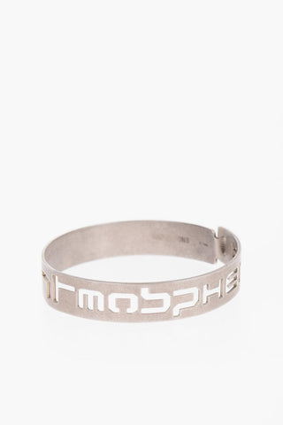 Brass Bracelet with Engraved Writing