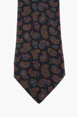 Cravatta in Seta a Fantasia Paisley