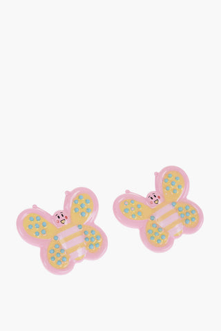 COUTURE! Butterfly Shaped Clip-On Earrings