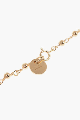 Gold-Tone Brass Necklace with Octopus Pendant