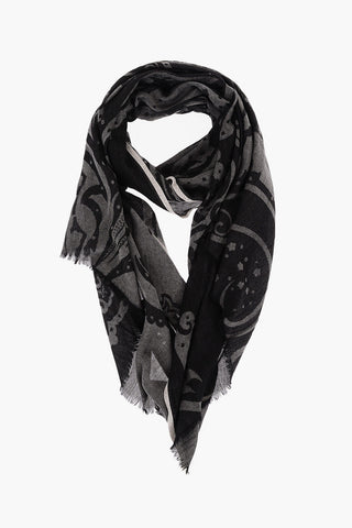 Sciarpa in Misto Cashmere a Fantasia