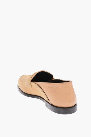 Suede Boat Deck Shoes with Textured Leather Detail