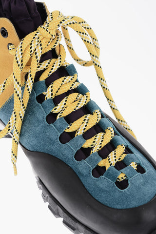 EYE/LOEWE/NATURE Sneakers Alte in Suede Color Block