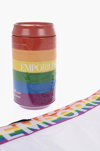 EMPORIO Stretch Cotton Brief with Multicolored Elastic Waistband
