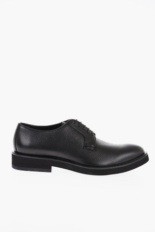 EMPORIO Textured Leather Derby Shoes