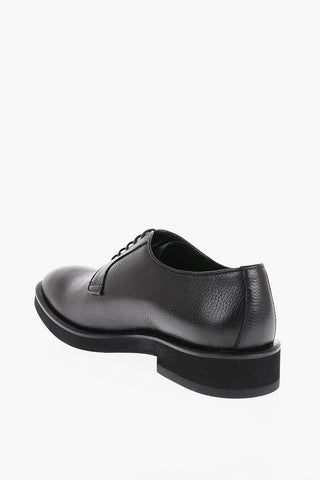 EMPORIO Textured Leather Derby Shoes