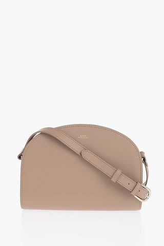 Leather DEMI LUNE Crossbody Bag