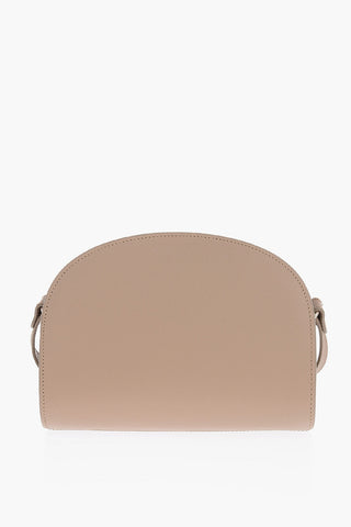Leather DEMI LUNE Crossbody Bag