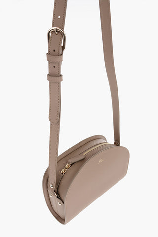 Leather DEMI LUNE Crossbody Bag
