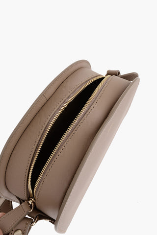 Leather DEMI LUNE Crossbody Bag