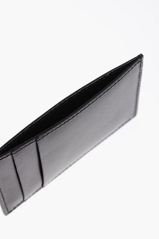 Brushed Leather Credi Card Folder