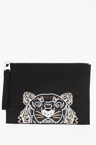 Clutch TIGER con Ricamo