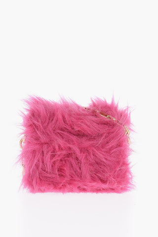 Borsa MINI TRUNK con Inserto in Ecopelliccia