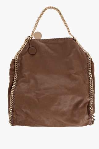 Vegan Suede FALABELLA LARGE Shoulder Bag