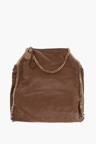 Vegan Suede FALABELLA LARGE Shoulder Bag