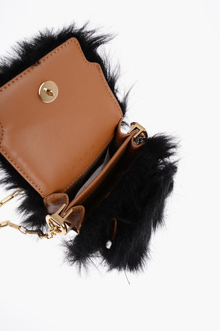 Borsa MINI TRUNK con Inserto in Ecopelliccia
