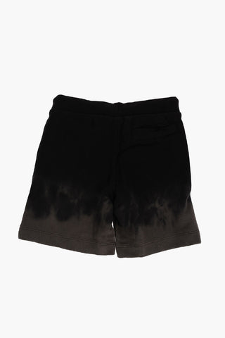 Acid Wash Effect Brushed Cotton Shorts