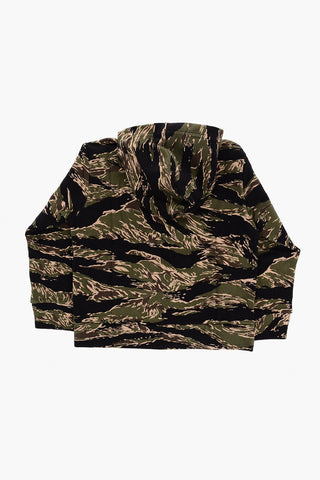 Camouflage Hoodie with Embossed Logo