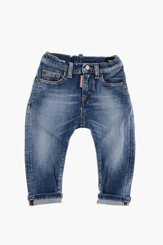 Cuffed-Hem Jeans