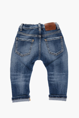 Cuffed-Hem Jeans