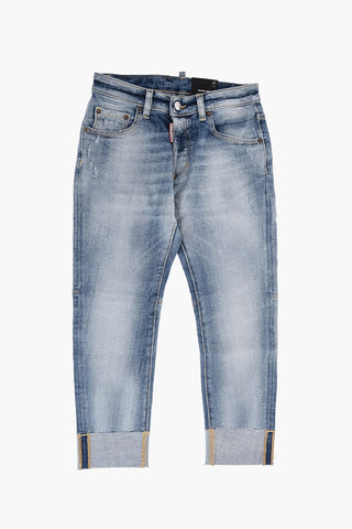 Stretch Denim SAILOR Jeans with Cuffed Hem