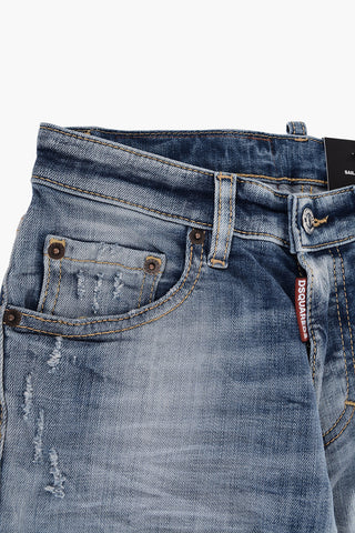 Stretch Denim SAILOR Jeans with Cuffed Hem