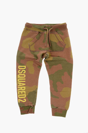 Camouflage-Joggers mit aufgesetzter Fronttasche