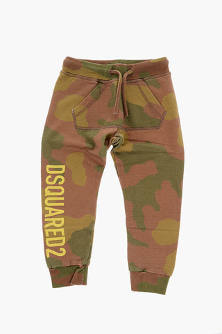 Camouflage Joggers with Patch Pocket on the Front