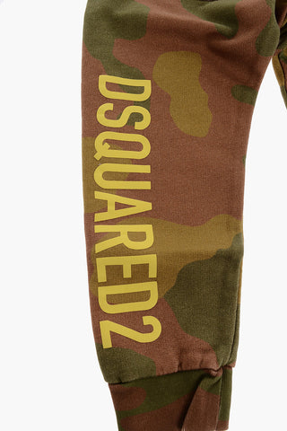 Camouflage Joggers with Patch Pocket on the Front
