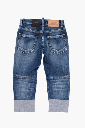 Stretch Denim SAILOR Jeans with Cuffed Hem