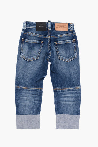 Stretch Denim SAILOR Jeans with Cuffed Hem