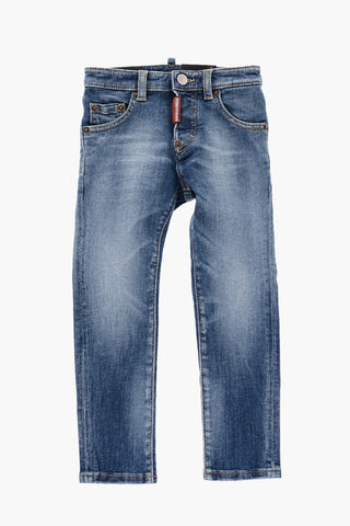 Delave' Effect COOL GUY Jeans with Visible Stiching