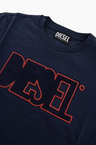 T-shirt with Velour Logo