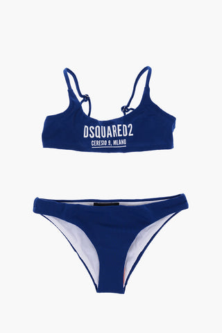 Bikini with Frontal Print Logo