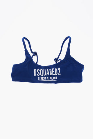 Bikini with Frontal Print Logo