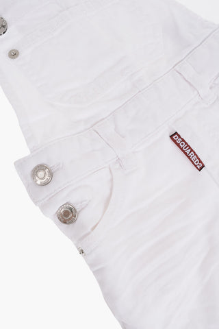 WHITE BULL Denim Jumpsuit with Silver Buttons