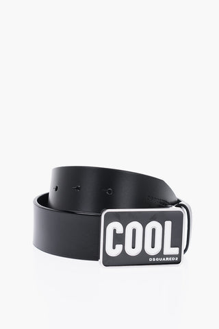 Solid Color Leather Belt 35mm