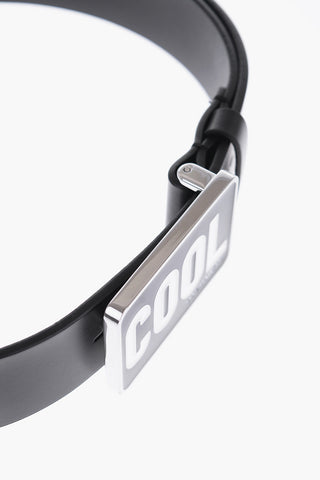 Solid Color Leather Belt 35mm