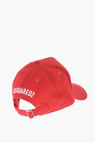 Cappello Baseball in Tinta Unita con Ricamo in Rilievo