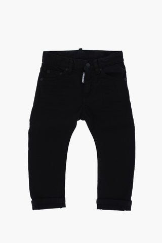 BLACK BULL Dark Wash Jeans with Tone On Ton Button