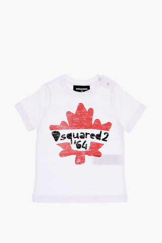 T-Shirt Girocollo Stampata sul Fronte