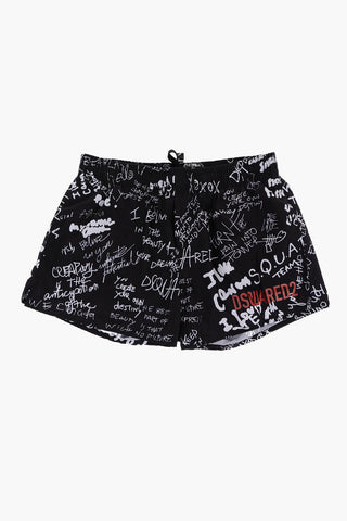 Costume da Bagno Boxer Stampato all Over