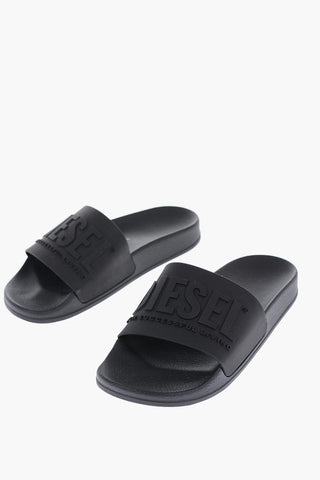 Rubber SA-MAYEMI Slides with Embossed Logo 