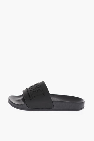 Rubber SA-MAYEMI Slides with Embossed Logo 