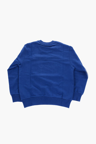 Crew-neck Sweatshirt with Front Pocket