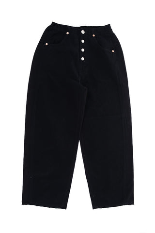 MM6 Dark Wash Jeans with Front Buttoning