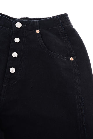 MM6 Dark Wash Jeans with Front Buttoning