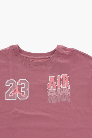 AIR JORDAN Rundhals-T-Shirt aus Baumwolle mit Frontprint