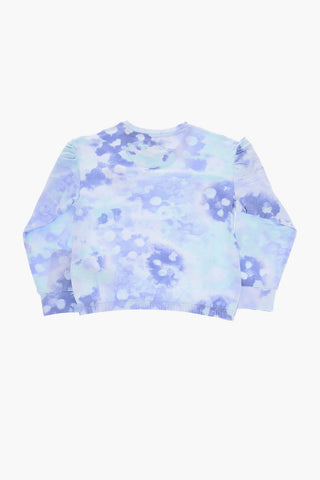 ALL STAR CHUCK TAYLOR Tie-Dye Effect Lightweight Crew-neck Sweatshirt