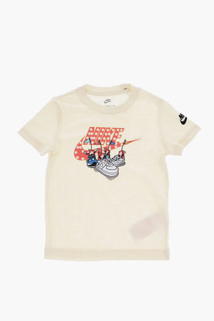 T-Shirt mit Rundhalsausschnitt BOXY BUMPER CARS aus Baumwollmischung
